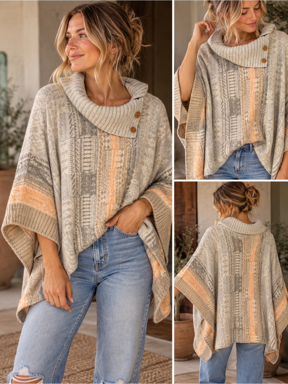 Free People Willow Poncho | Large